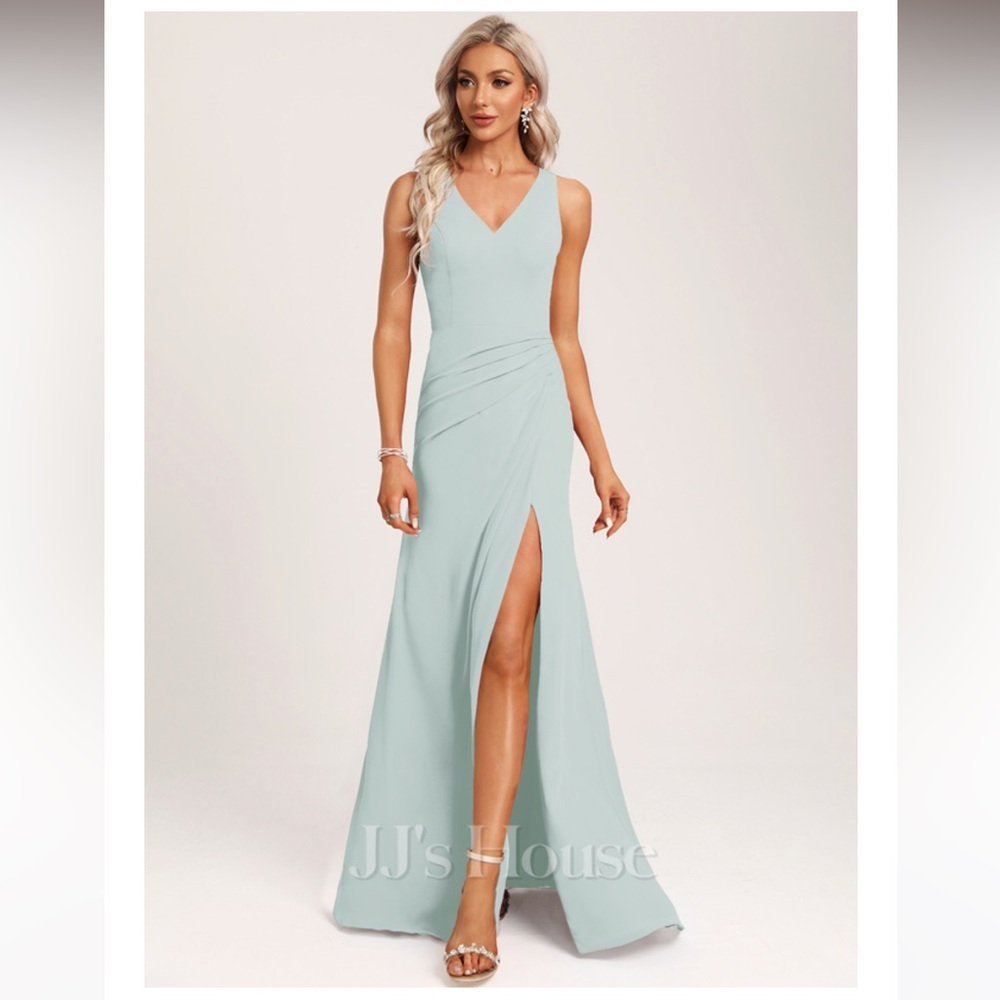 JJs House Mist Blue Bridesmaid Dress